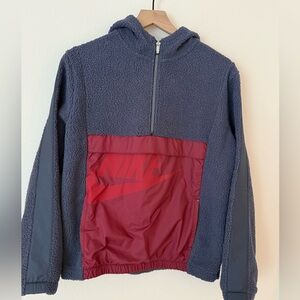 Nike Kids Puffer Jacket - Red and Gray